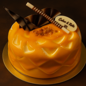 Crunchy Mango Cake