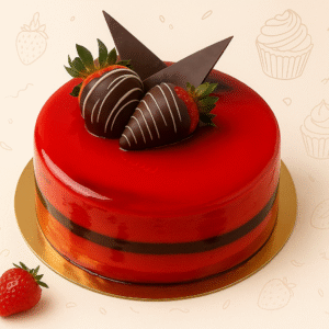 Choco Strawberry Cake