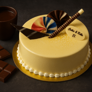 Custard Vanilla Cake